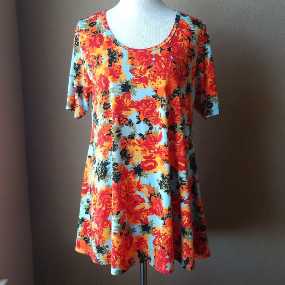 LuLaRoe Perfect T Vibrant Floral
